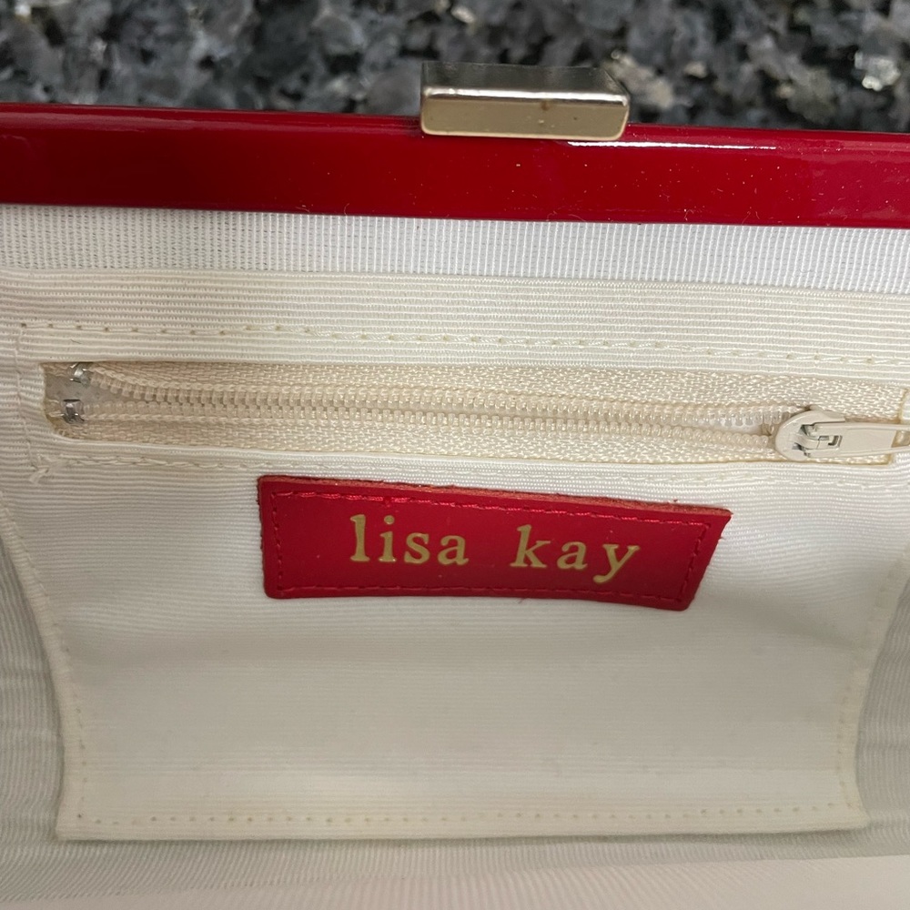 SALE Lisa Kay England gorgeous floral clutch - Picture 4 of 6